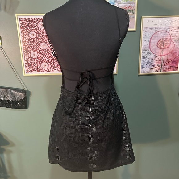 Urban Outfitters Black Textured Dress Size S 😻 - Picture 4 of 6